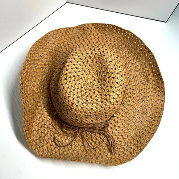 Forever 21 Women's Woven Straw Western Hat - Picture 4 of 9